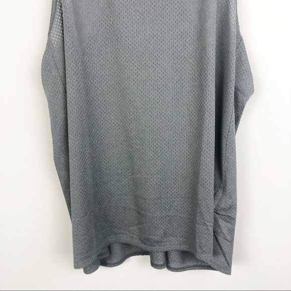 ADIDAS | Energy Running Semi Sheer Gray Active Tank Top Women’s Size Large - Picture 4 of 8